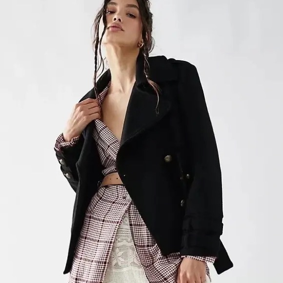 Free People Jackets & Blazers - Free People Cecelia Peacoat